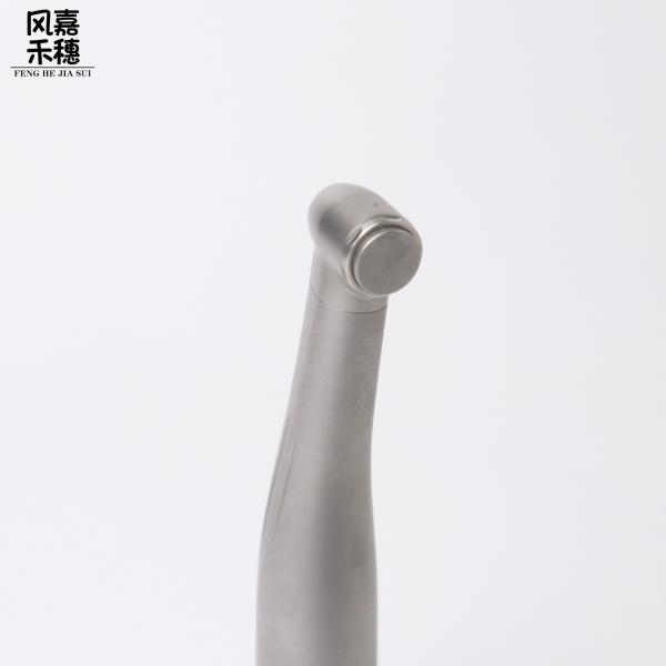Silver Dental Low Speed Handpiece Precision Push Button Standard Head