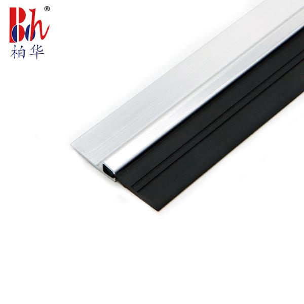 Screw Fixed 43mm Height Door Bottom Seal Strip With PVC Rubber