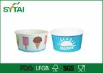 Recycled Paper Ice Cream Cups with Custom Printing Polka Dot 24oz Paper Soup