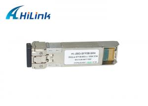 Buy cheap Transceiver 25Gbps SFP28 Fiber Optic Ethernet Transceiver Multi Mode 850nm 100m Wavelength product