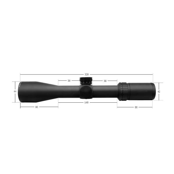 4-16x44 Second Focal Plane Glass Reticle Tactical Long Range Scopes With Side Focus