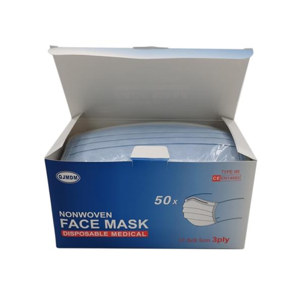 BFE 99% Nonwoven Fabric Earloop Disposable Face Mask