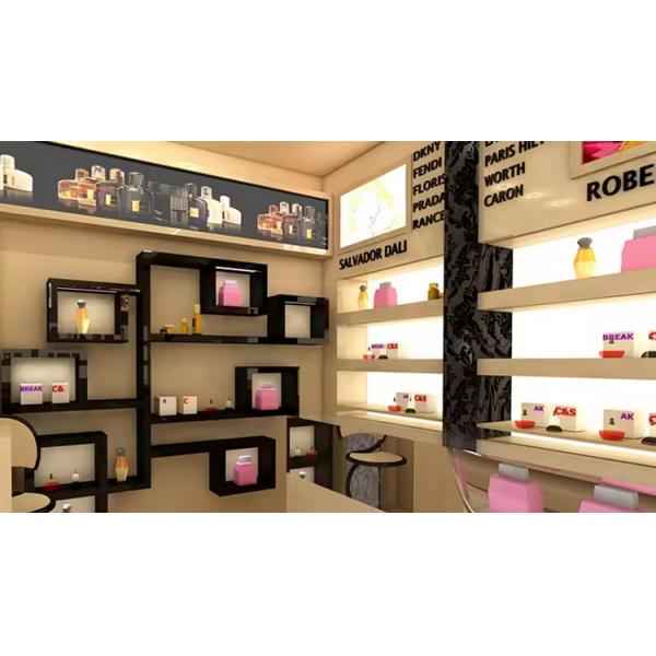 Perfume Shelf LED Custom Indoor Decorate