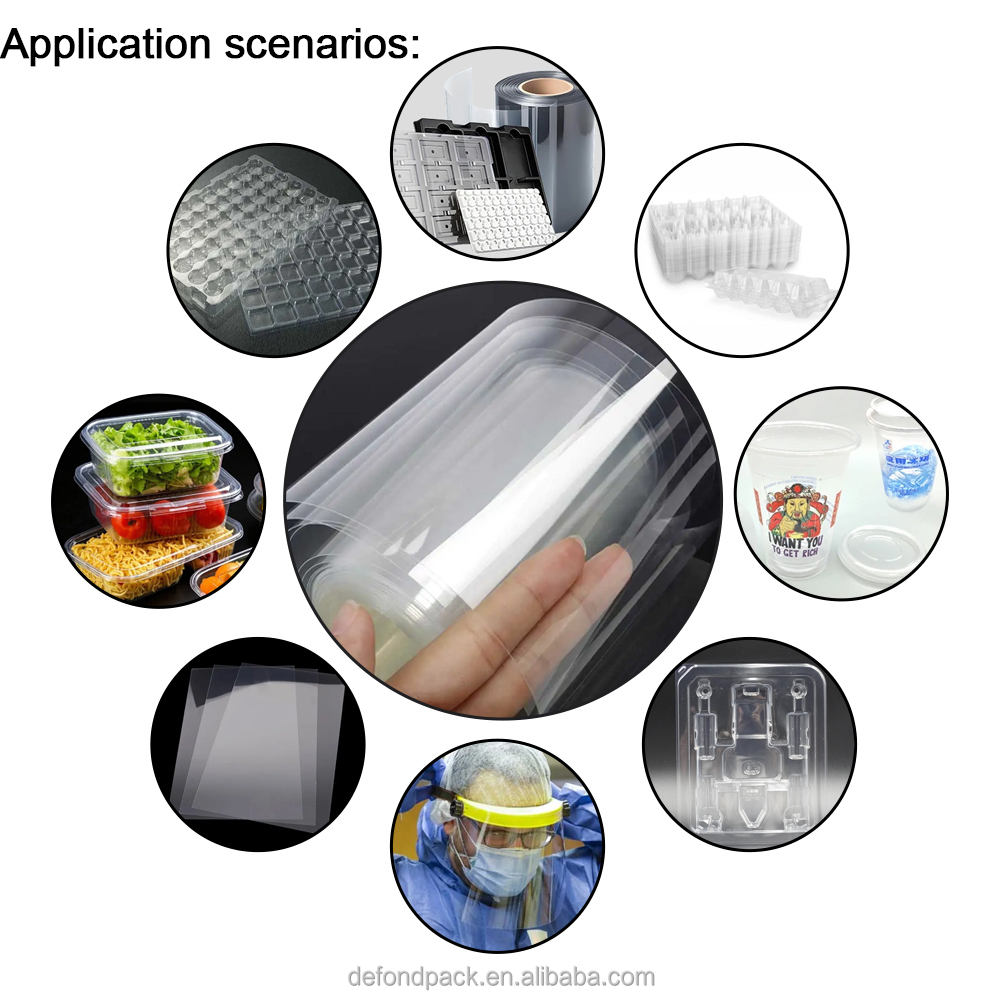 Good Thermoforming Pet Material Plastic Sheets Clear Pet Roll Customization Pet Sheet Transparent Plastic Sheet PETG Sheet