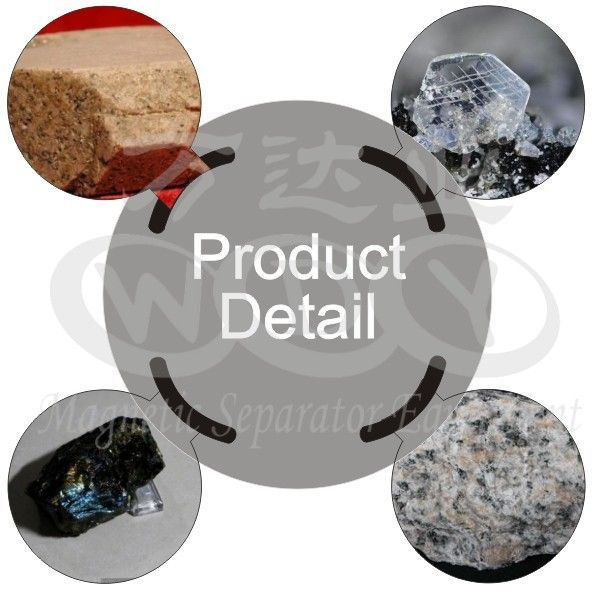 Electromagnetic Magnetic Separator , High Intensity dried Type Magnetic Separator apply for kaolin feldspar quartz sand