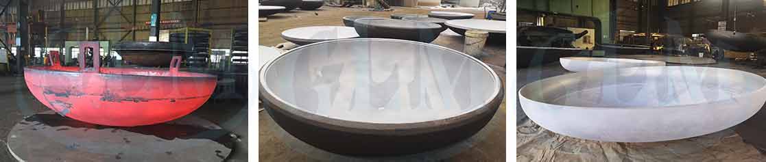 Steel Hemispherical Dish Ends For Pressure Vessel
