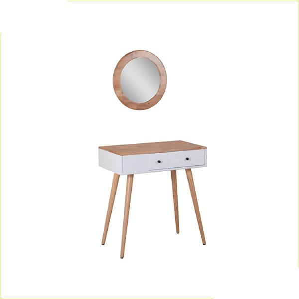 70cm Length 18KG 2 Drawer Mirrored Dressing Table Stool