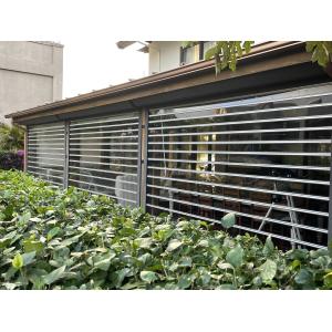 Buy cheap Motorised Transparent Roller Shutter Door 2mm Clear Polycarbonate Roller Shutter product