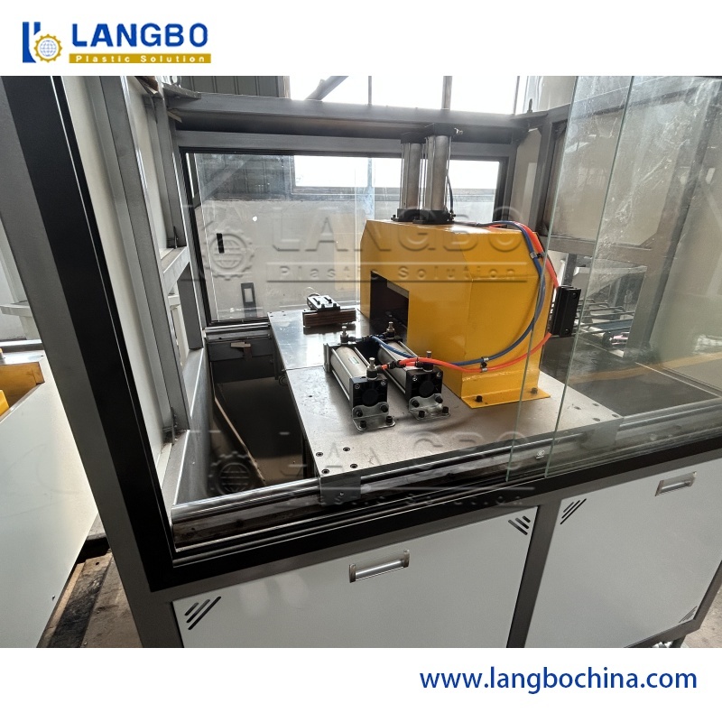 WPC Decking Production Line With Embossing Texture Unit For Building Decoration Material Production
