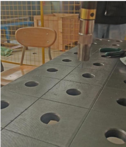 Modular D16 Welding Table Dystem for Industrial Manufacturing Shops