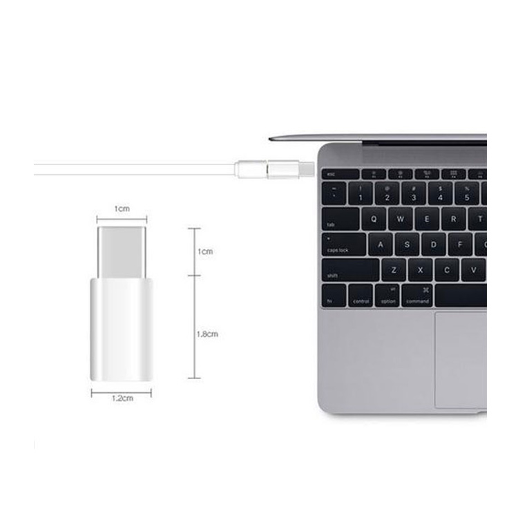 PVC USB 3.1 Type C Male To Micro USB C Female Adapter