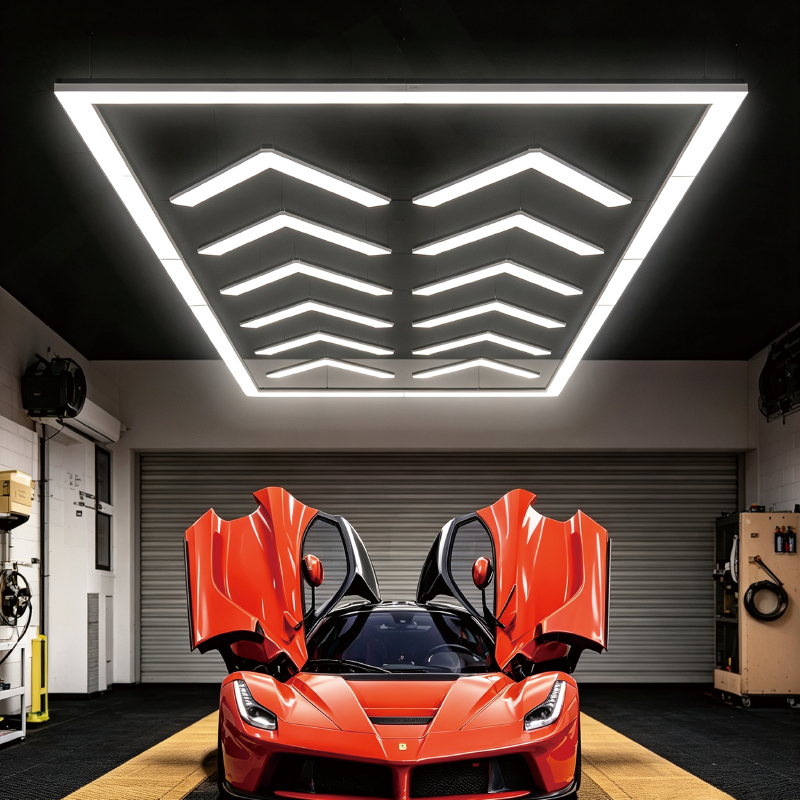 LED Hexagon Light Panel - Front View