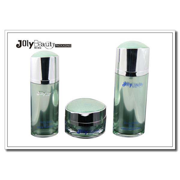 Eye Shape Acrylic Lotion Bottle Empty Makeup Bottles With Pump