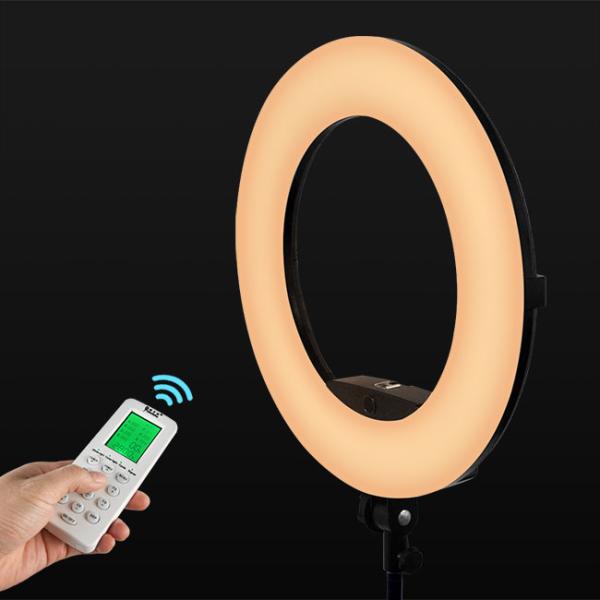 RGB 95Ra LED Color Changing Ring Light , Bluetooth Remote Control Ring Light FC-480