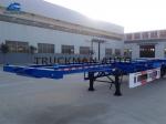 Customized Tractor Trailer Container , 40ft Skeleton Trailer With Safty Brake
