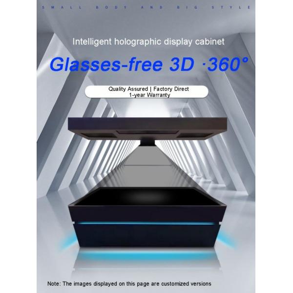 Naked-Eye 3D Transparent Screen Display Cases Customized 360-Degree Holographic Display Cabinets Manufacturer