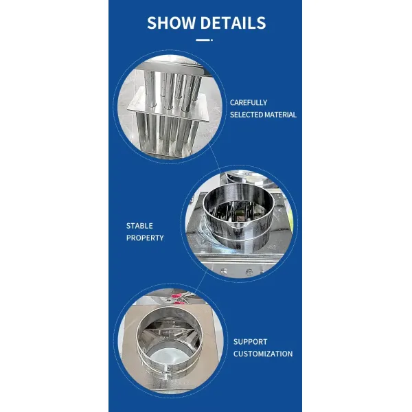 Rotating Vibrating Screen for Removing Impurities Magnetic Traps Multi-Layer Magnetic Rods