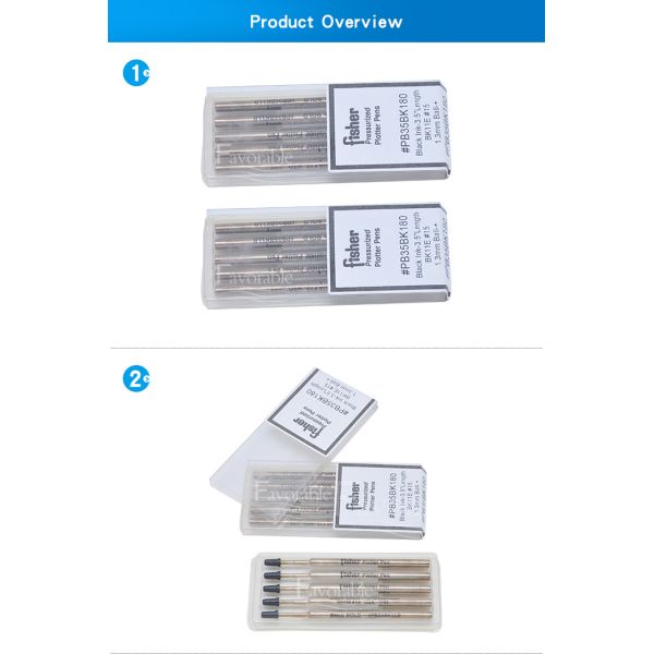 684500003 Plotter Pens Plotter Parts PB35BK180 3.5'' Length 1.3mm Ball
