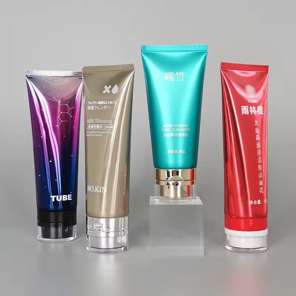 Offset Printing Refillable Squeeze Tubes Custom Luxury Packaging Tubes 200ml