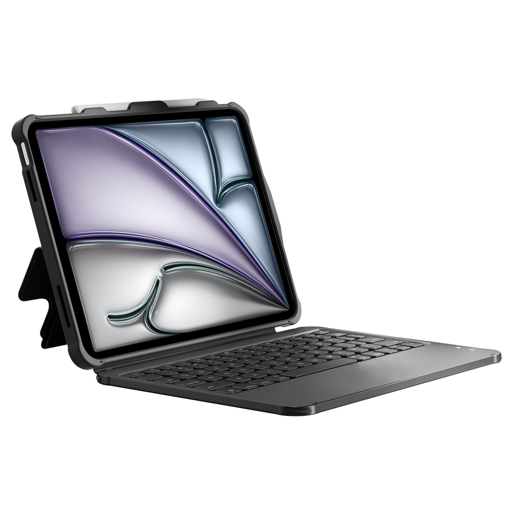 ODM OEM USB-C Direct Connect Keyboard Case for iPad A16,Multi-Touch Trackpad Shock-Absorbing Drop-Proof Shell for Bulk Wholesale