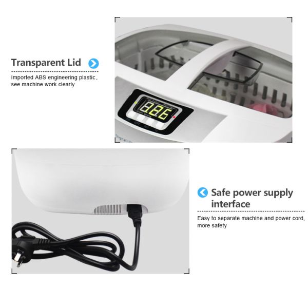 100W 2.5L Digital Ultrasonic Cleaner