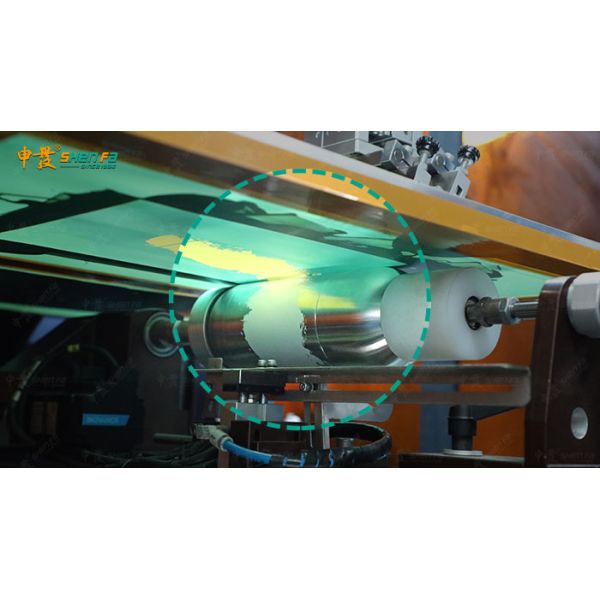 Detailed view of printing mechanism