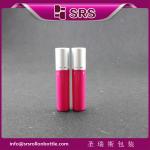 SRS high quality manufacturer red color 10ml perfume roll on bottle