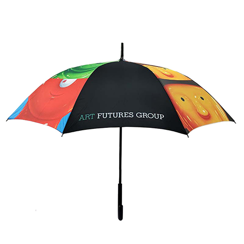 Premium wooden handle umbrella with custom logo printing