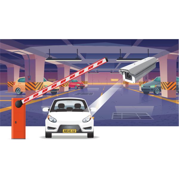 ZT5 Lpr Camera CE Vehicle License Plate Recognition Car Park Access Control System