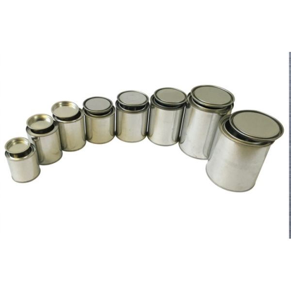 0.25L Engine Oil Tin Can Metal Round Tin Can With Lid