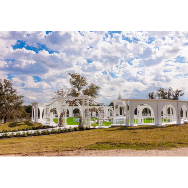 Solar Aligned Ceremony Altar Permanent Wedding Structure With Seasonal Light