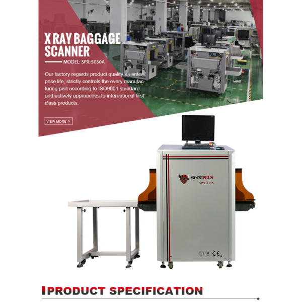 504 * 320mm X Ray Baggage Scanner , Baggage Inspection System With Windows 7 System