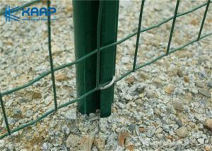 Buy cheap Prevent Rusting Coated Wire Mesh , Welded Fence Panels Flat Even Surface With Flush Edges product