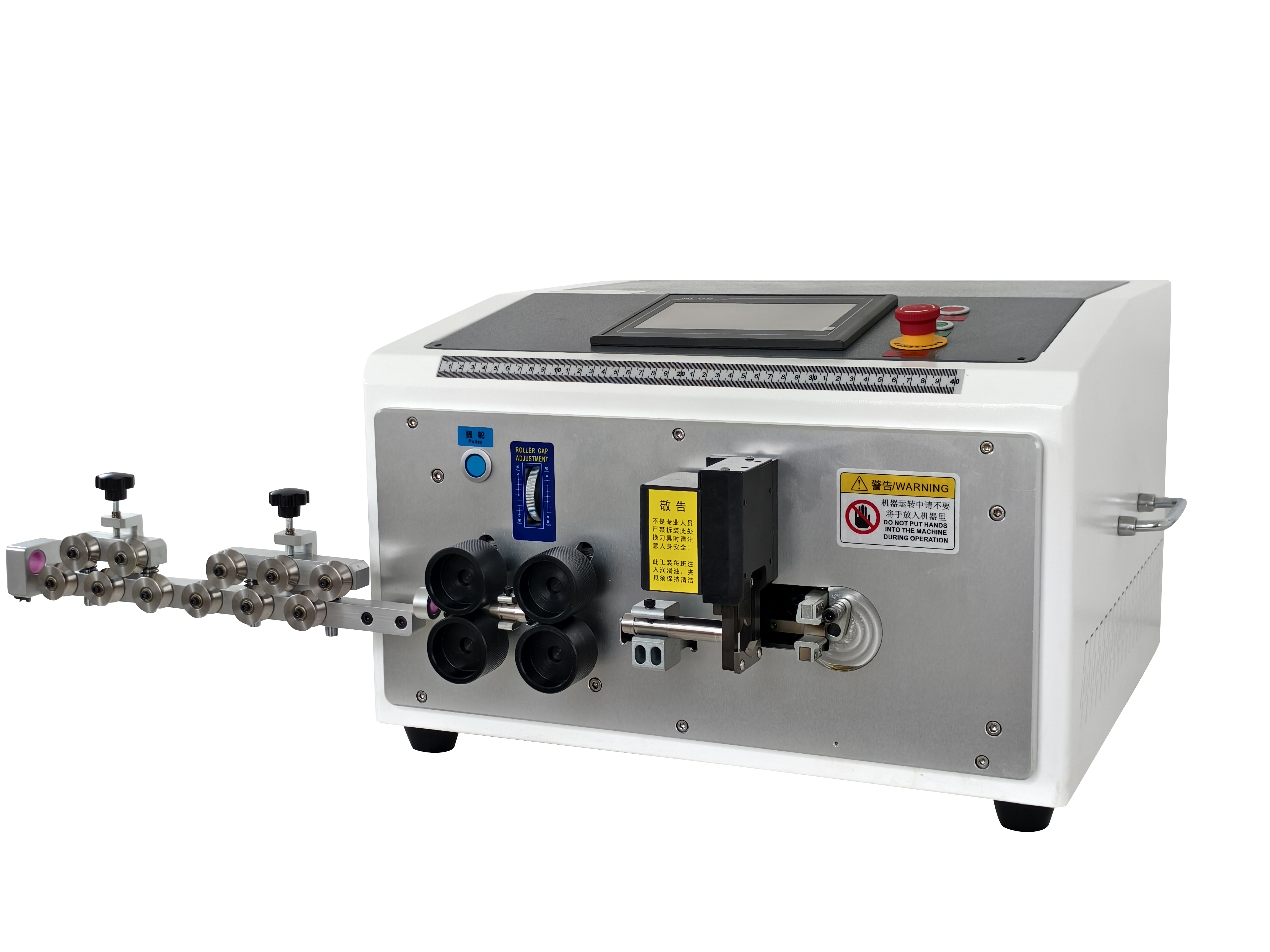 PLC Cable Cutting Machine 7 Inch Touch Screen Wire Processing Machine 220V