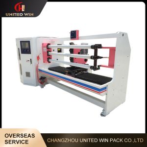 China Textured Paper Foam Tape Cutting Machine Three Shaft Three Blade on sale
