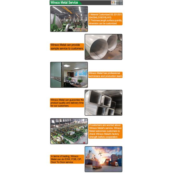 Non Standard Processing Large Diameter Stainless Steel Pipe Tp 201 304 316 Round Square Rectangular Industrial Thick