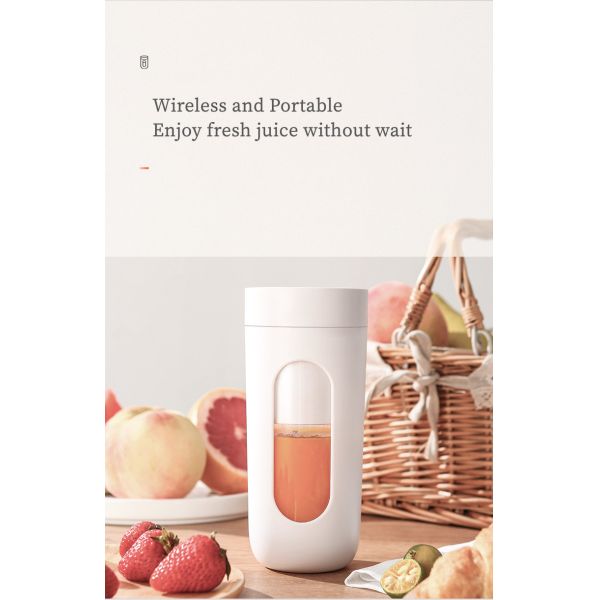 New Minimalist Portable Juicer Cup 300ml Rechargeable Milkshake Fruit Blender For Home Travel