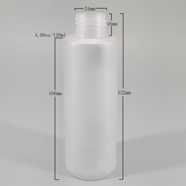 Translucent Round Bottom Matt 22g Cosmetic Lotion Bottle