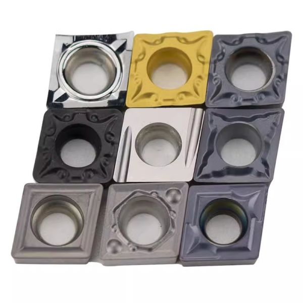 Turning Tools Carbide Inserts Tungsten Steel CCMT / CCGT Grooving Tools For Turning Operations