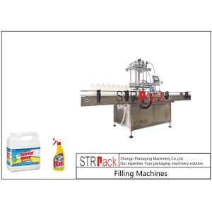 Automatic Bottle Filling Capping Machine For Liquid Soap Laundry Detergent