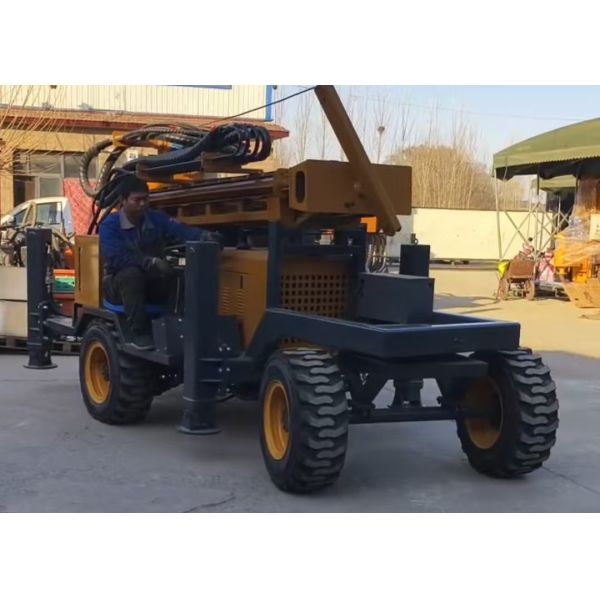 High Efficiency Water Well Drilling Rig With Fast Drilling Speed