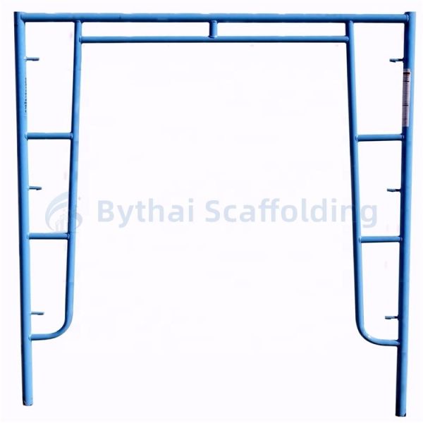 Construction Scaffolding Materials Quality Powder Coated Galvanized H Step Frame