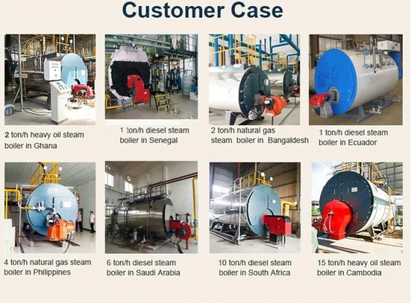Quick loading 6t/h gas steam heating gas boiler china for industry