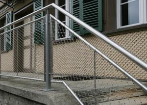 Buy cheap Staircase Infill Stainless Steel Netting Mesh , Balustrade Safety Netting For Stairs product