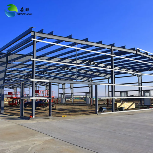 Secure Sandwich Panel Roofing Steel Structure Warehouse with Heavy-Duty Punching Processing