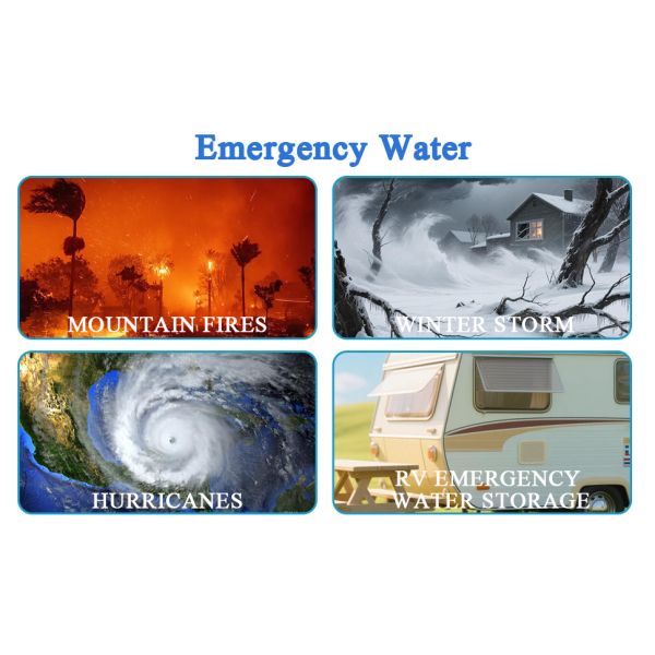 Collapsible Water Container With Spigot & Hook, BPA Free Water Jug, Foldable Carrier Bucket, Water Storage Container For Camping Hiking Survival Kit,