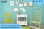 Cadmium Green Simple Style Childrens Bedroom Wallpaper Modern Wall Covering
