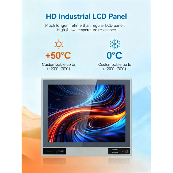 MJK 15.6 Inch Industrial Touch Screen PC for Manufacturing Execution System 4GB 64GB MES Panel PC in Stock