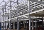 Q345B H Section Car Garage Steel Frame For Commercial Center / Aircraft Hangars