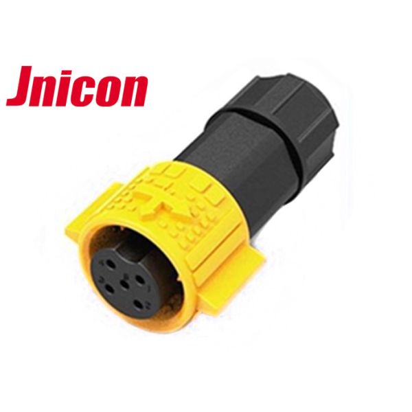 5 Pin Waterproof Connector M19 IP67 Panel Mount High Mating Cycle Power Connector